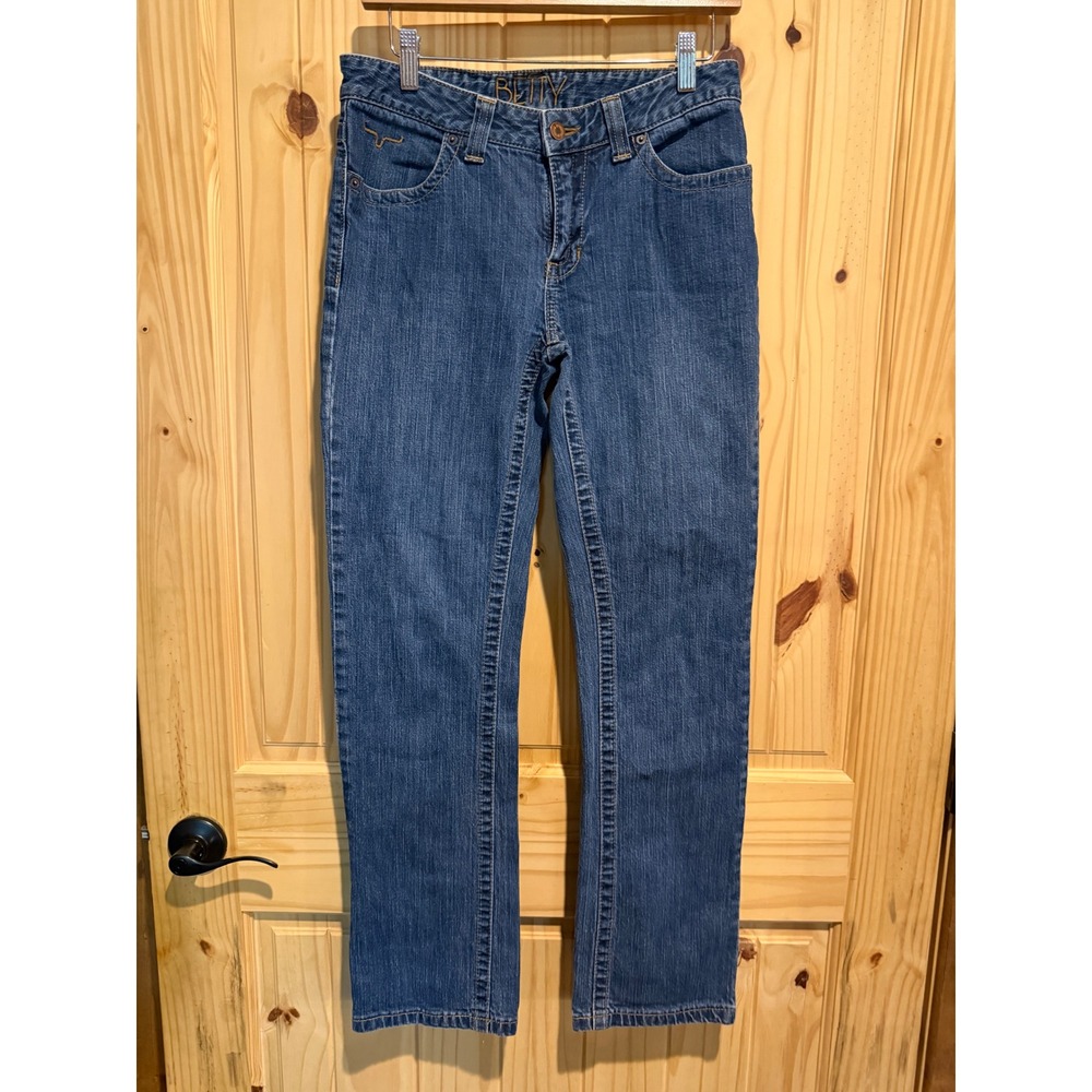 Kimes Ranch Betty Jeans Womens 6/32 Medium Wash Straight Leg Denim Made in USA